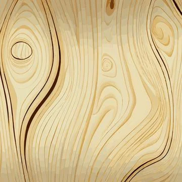 Light wood texture background with knots - Vector Stock Illustration