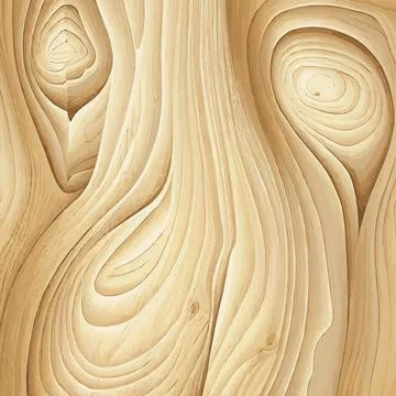 Light wood texture background with knots - Vector Illustrazione stock