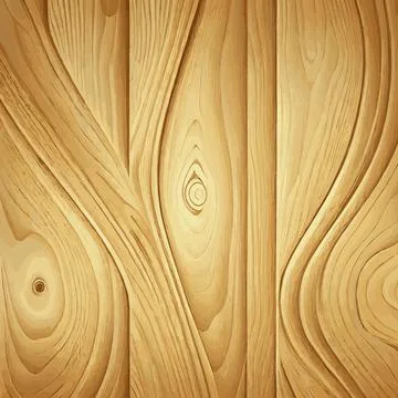 Light wood texture background with knots - Vector Illustrazione stock