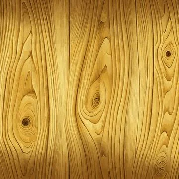 Light wood texture background with knots - Vector Stock Illustration