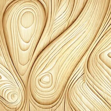Light wood texture background with knots - Vector Stock Illustration