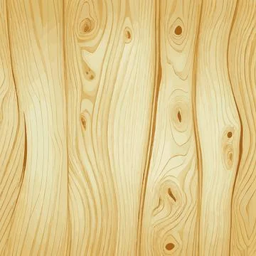 Light wood texture with knots, plank background - Vector Stock Illustration