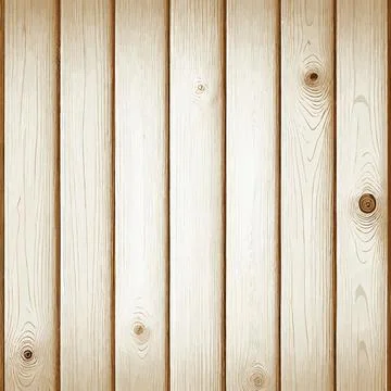 Light wood texture with knots, plank background - Vector Stock Illustration