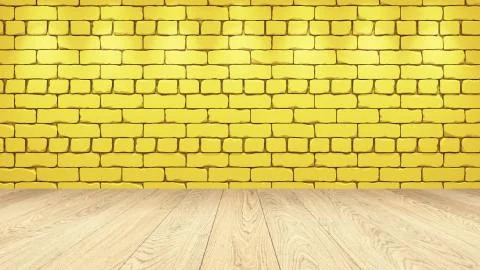 The light wooden table top in the background is a yellow old brick. Spotlight Illustrazione stock