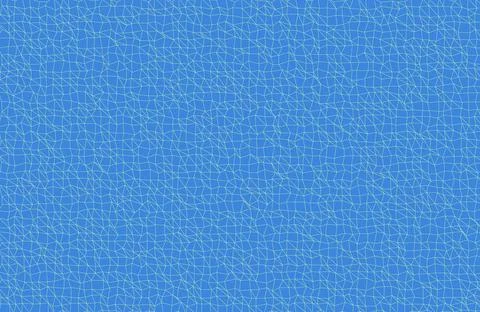 Light yellow abstract network pattern on a clear blue background Stock Illustration
