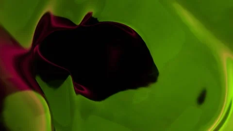 Light Yellow and Pink Liquid Fantasy Portal Wormhole Background VJ Loop in 4 Stock Footage 314370668
