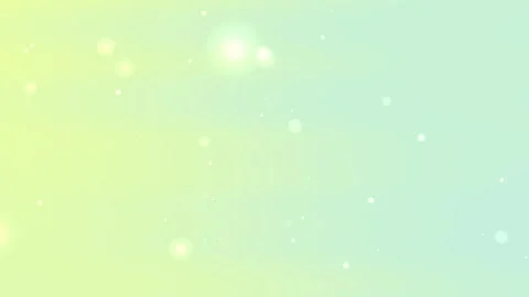 Light Yellow Blue Gradient Background with Floating Glow Bubble Elements Stock Footage 312100271