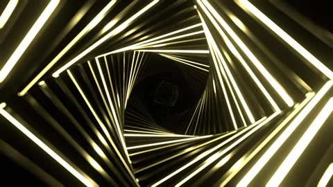 Light Yellow Fantastic Hypnotic Strobe Spiral Vortex Background VJ Loop in 4 Stock-Footage 334719456