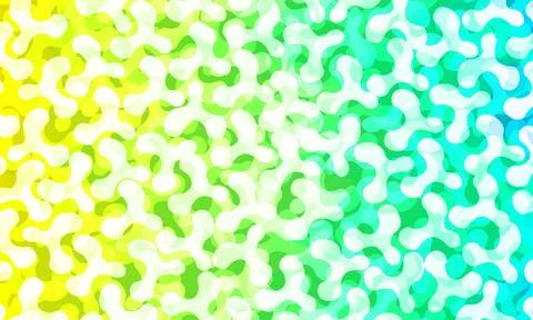 Light yellow, green vector abstract mosaic background. Stock Illustration