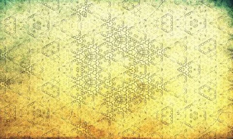 Light yellow kaleidoscope patterned background for wallpapers Stock Illustration