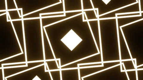 Light Yellow Neon Strobe Geometric Angles Shapes and Lines Background VJ Loo Vidéo 341675594