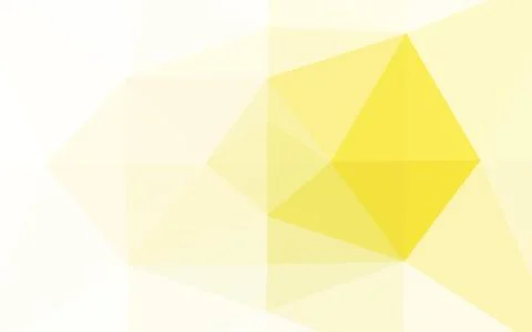 Light Yellow, Orange vector abstract mosaic background. 库存插图