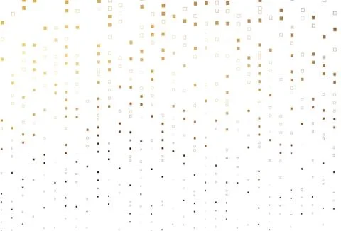 Light Yellow, Orange vector backdrop with lines, rectangles. Stock Illustration