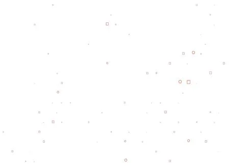 Light Yellow, Orange vector backdrop with dots, spots, cubes. Illustrazione stock