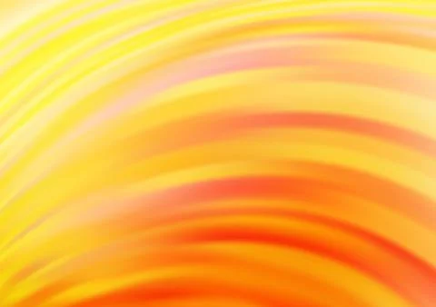 Light Yellow, Orange vector background with liquid shapes. Stock Illustration