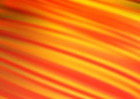 Light Yellow, Orange vector blurred shine abstract background. Stock Illustration