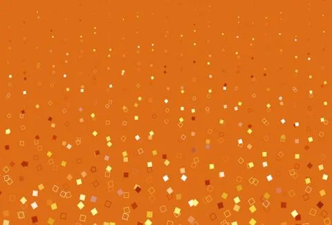 Light Yellow, Orange vector layout with rectangles, squares. Stock-Illustration