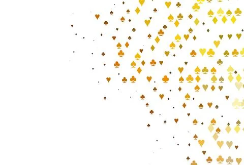 Light Yellow, Orange vector layout with elements of cards. 스톡 일러스트