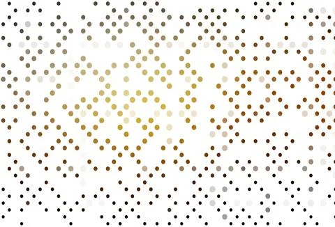 Light Yellow, Orange vector layout with circle shapes. Illustrazione stock