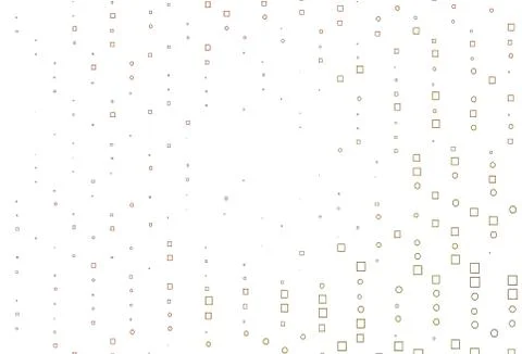 Light Yellow, Orange vector pattern with crystals, rectangles. 스톡 일러스트