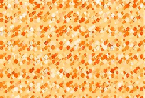 Light Yellow, Orange vector pattern with lamp shapes. Stock Illustration