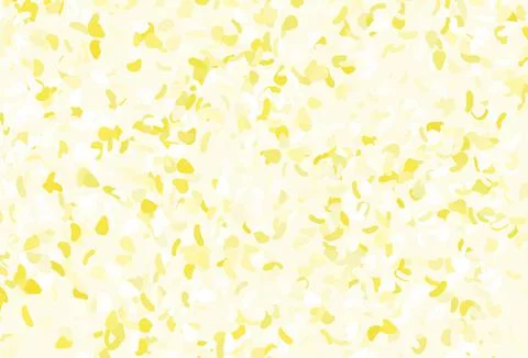 Light yellow, orange vector pattern with chaotic shapes. Stock Illustration