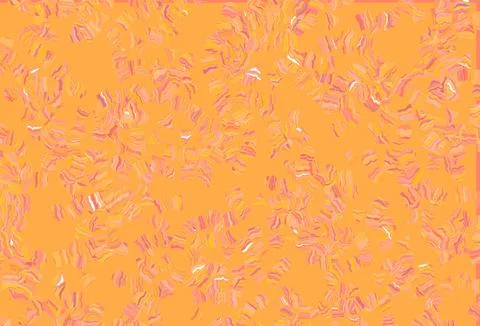 Light Yellow, Orange vector pattern in polygonal style with circles. Stockillustratie