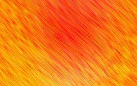 Light Yellow, Orange vector pattern with lava shapes. Stock Illustration