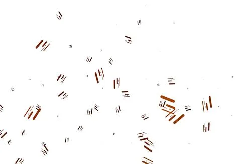 Light Yellow, Orange vector pattern with narrow lines. Stock Illustration