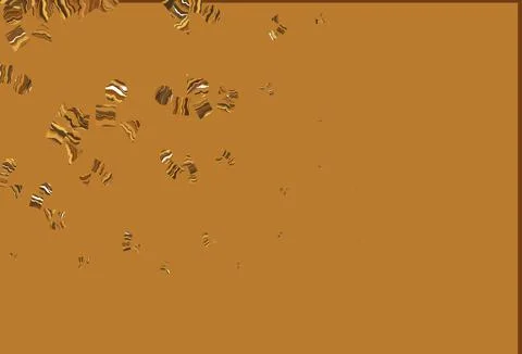 Light Yellow, Orange vector pattern in polygonal style with circles. Illustrazione stock