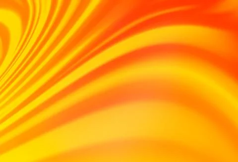 Light Yellow, Orange vector pattern with curved circles. Stock Illustration