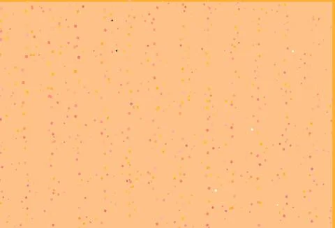 Light Yellow, Orange vector pattern in polygonal style with circles. Stock Illustration