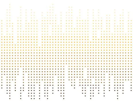 Light yellow, orange vector pattern christmas stars. Golden Party Background. イラスト素材