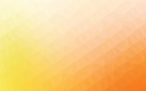 Light Yellow, Orange vector polygonal pattern. Ilustración de archivo