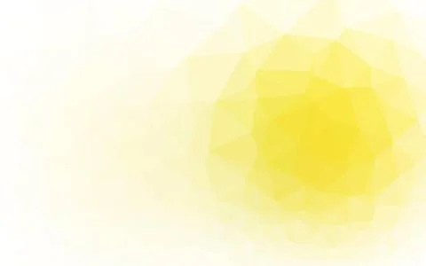 Light Yellow, Orange vector shining triangular pattern. Stockillustratie