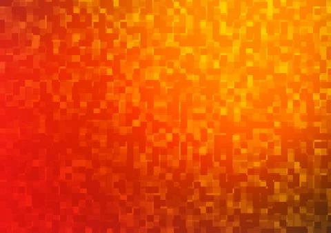 Light Yellow, Orange vector template with crystals, rectangles. Stock Illustration