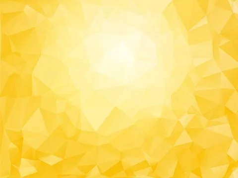 Light yellow triangular background with bright circle Stock Illustration