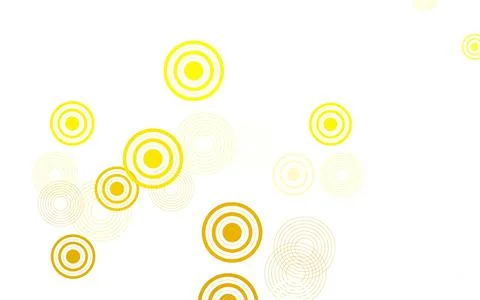 Light Yellow vector backdrop with dots. Illustrazione stock