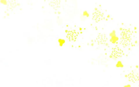 Light Yellow vector backdrop with memphis shapes. Stock Illustration