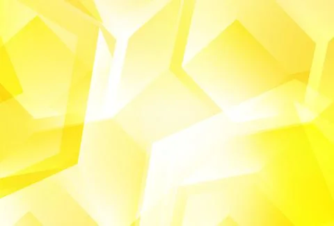 Light Yellow vector background with triangles, rectangles. Stock Illustration