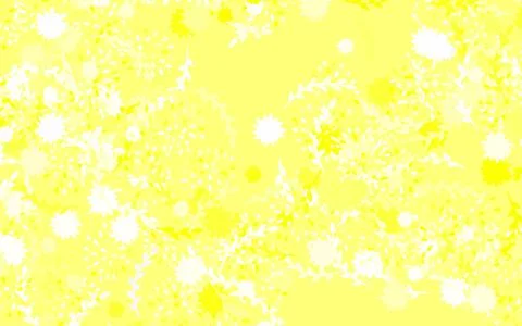 Light Yellow vector doodle pattern with flowers, roses. Stock Illustration