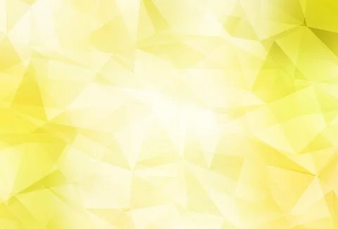 Light Yellow vector gradient triangles pattern. 스톡 일러스트