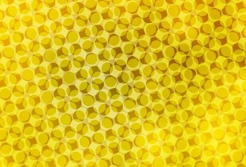 Light Yellow vector layout with circle shapes. Stock Illustration
