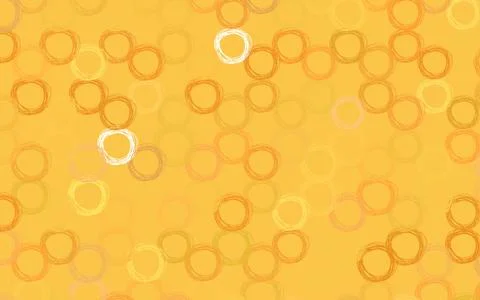 Light Yellow vector layout with circle shapes. Stock Illustration