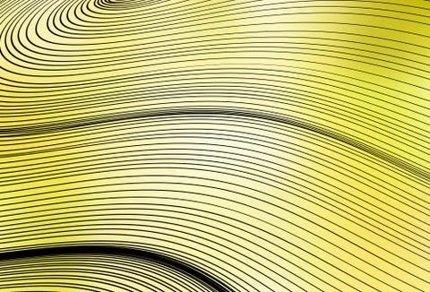 Light Yellow vector layout with wry lines. Stock Illustration