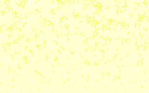 Light Yellow vector pattern with artificial intelligence network. Illustrazione stock