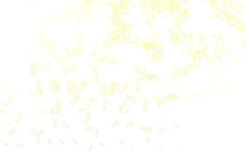 Light Yellow vector pattern with artificial intelligence network. Illustrazione stock