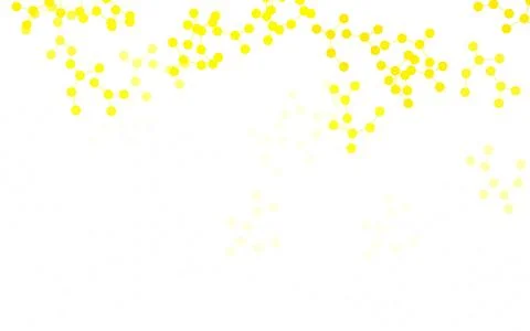Light Yellow vector pattern with artificial intelligence network. Stock Illustration