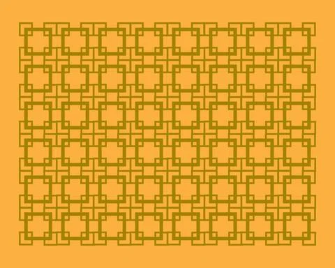 Light yellow vector with pattern box Stock Illustration