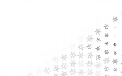 Light Yellow vector pattern with christmas snowflakes, stars. 스톡 일러스트
